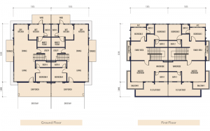 Semi-D Floor Plan