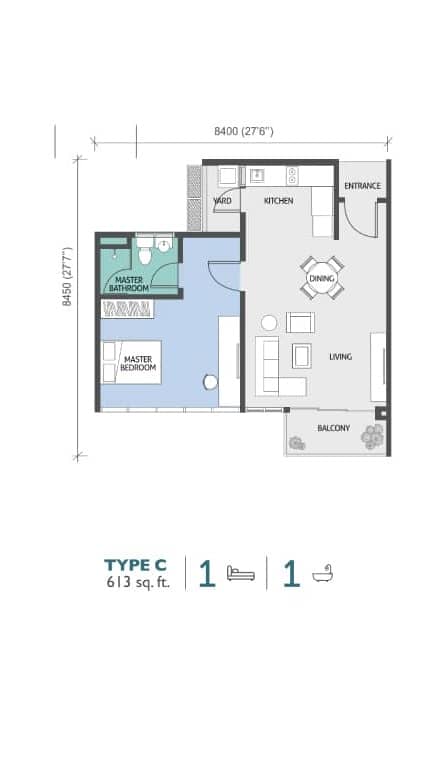 PJ Midtown Floor Plan Type C